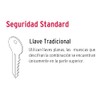 Hermex BALT-NE-EP Cerradura esfera tubular, entrada, negro