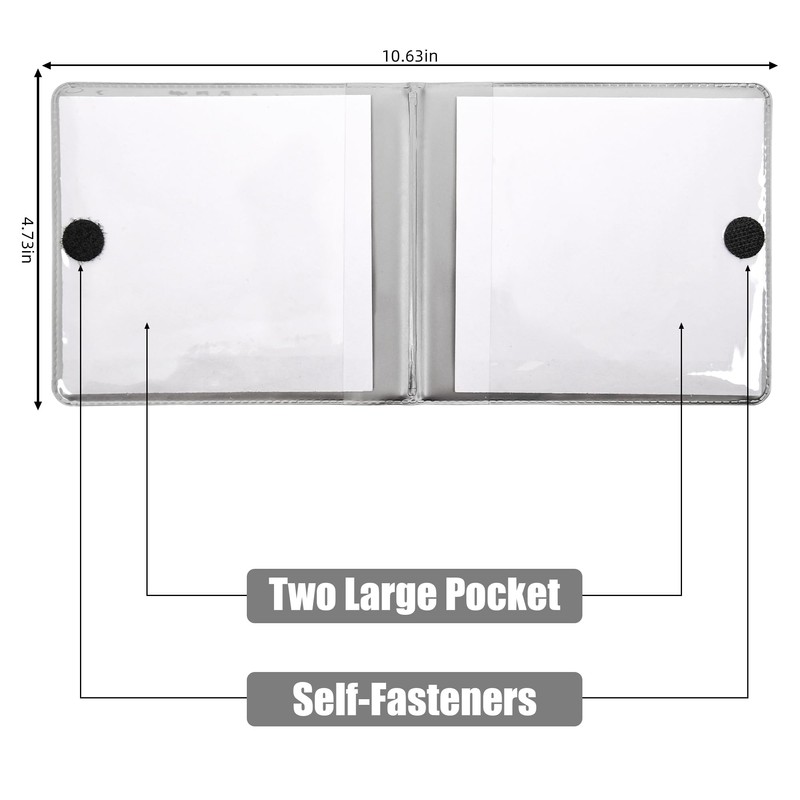 Pacific Mailer Auto Registration and Insurance Card Holder 2 Packs