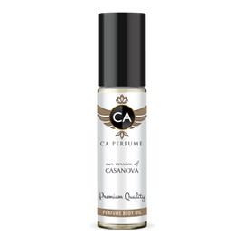 CA Perfume Impression of Tiziana Casanova For Women & Men Replica Fragrance Body Oil Alcohol-Free Essential Aromatherapy Sample Travel Size Concentrated Long Lasting Attar Roll-On 0.3 Fl Oz/10ml