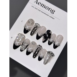 Aemong: Black tiara ballet core  - Almond flat fit / Aemong : 블랙 티아라 발레코어  - 아몬드 평평핏
