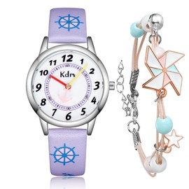 CIVO Children's Watch Analogue Children's Watches for Boys Girls Set Children's Watches Time Learning Waterproof Children's Watch Easy to Read for Age 4-12 Children Large Birthday Gifts,