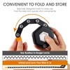 ICOCOPRO Folding Lock, 85 cm Bicycle Lock with Key &
