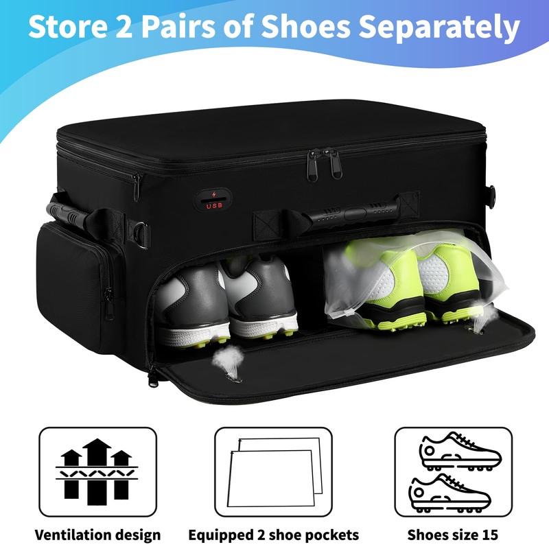 Mogplof Extra Large 2 Layer Golf Trunk Organizer, Golf Gifts