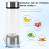 Hydrogen Water Bottle 450ml SPE PEM Technology 1300 to 1600ppb
