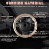 Dickno Car Steering Wheel Cover, Anti-Slip Stitch on Wrap Steering