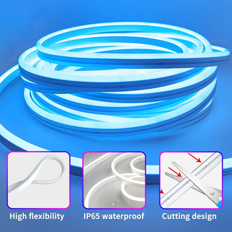 segrass 50ft RGB LED neon Rope Lights LED neon Lights