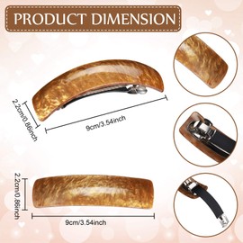 Hair Clips for Women - 6 Retro Large French Style Hair Clips Suitable for Thin Hair