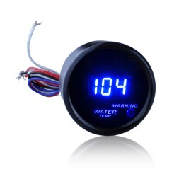 CAROJO 2" Water Temp Gauge Blue Digital LED Temperature Car Universal Electric Meter