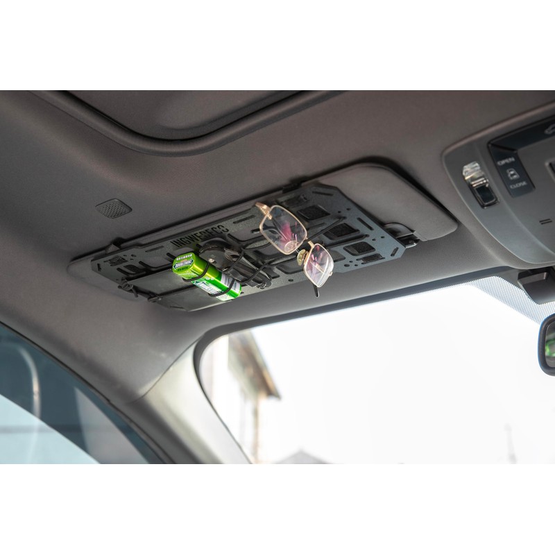 INGWEDECO ABS Rigid Molle Visor Panel Organizer - Universal Tactical