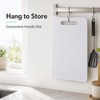 2PCS 15cmx25cm Small Chopping Board,Plastic Chopping Board(White)