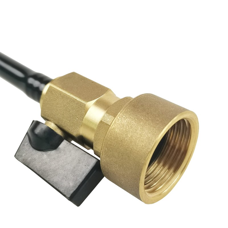 RV Water Heater Tank Rinser Flusher with Copper Handle &