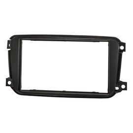 tomzz Audio 2451-040 Double DIN Radio Faceplate Compatible with Smart Fortwo 451 Facelift from 10.2010-2014 Black