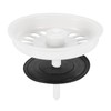 METALLIXITY Kitchen Sink Strainer (3.1" x 2.4"), Plastic Sink Stopper