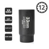 NEIKO 02524A 33mm Socket | 1/2” Drive Deep Impact Socket