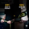 BAY GEAR CO. Wrist Straps for Weightlifting - 1 Pair