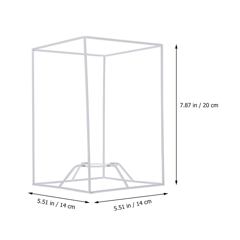 Hemobllo DIY Lamp Shade Frame - Iron Lampshade Frame Metal