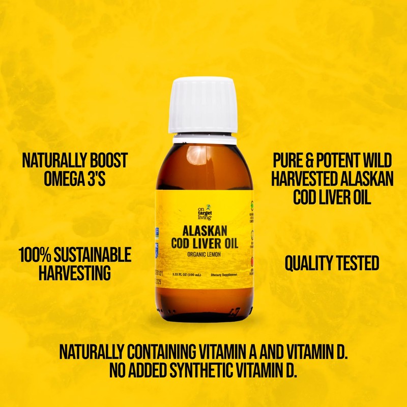 On Target Living Alaskan Cod Liver Oil- Travel Size 3.33