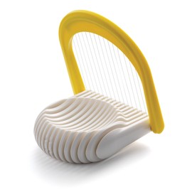 Chef'n FlipSlice 2 in 1 Egg Slicer and Mozzarella Cheese Cutter, Yellow / White, One Size