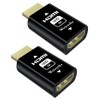 2 Pack 4K HDMI EDID Emulator Passthrough,Display Emulator Adapter for