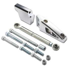 Auto Dynasty Compatible with Chevy Small Block SBC V8 Air Conditioner Bracket Kit Set