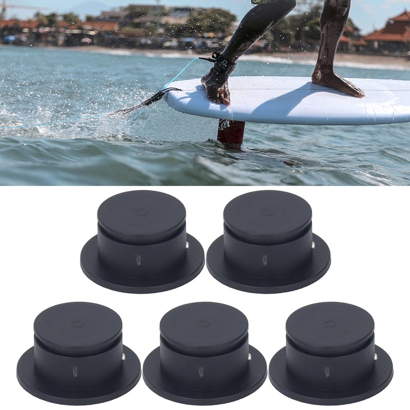 5pcs Surf Leash Plug Replacement Round Board Cup Plug for