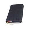 NeedNetwork Japanese Denim Passbook Case, Passbook Holder, Magnetic Protection, Skimming