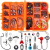 257PCS Fishing Lure Set Metal ABS Corrosion Resistance Anti Winding