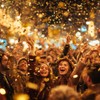Gold Confetti Cannon Set 12 inch | 5-Pack Party Poppers