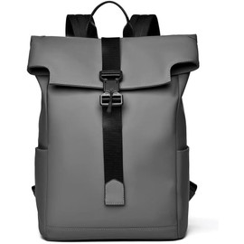 Mochila Moderna Impermeable con Solapa, Cierre Magnético, Diseño Minimalista, Unisex, Disponible en Negro, Gris y Verde Olivo