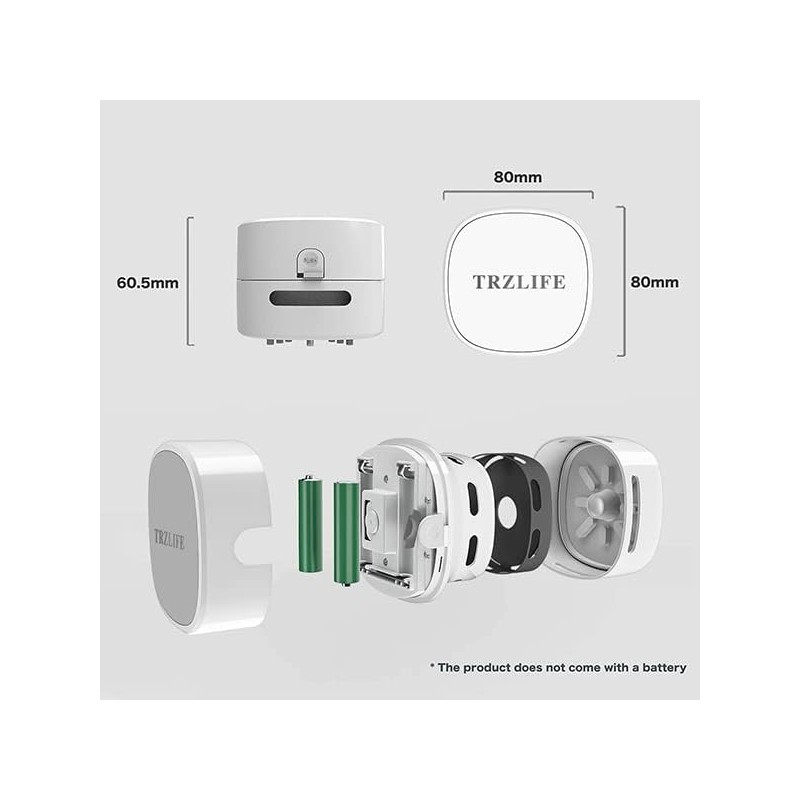 TRZLIFE Desk Vacuum Cleaner, Rechargeable and Durable Mini Desktop Vacuum