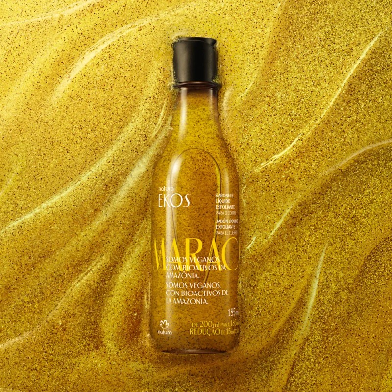 Natura Ekos Jabon Liquido Exfoliante Corporal Maracuya 185gr