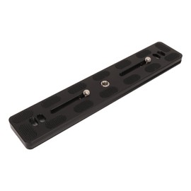 Camera Extended Quick Release Plate Rail Sliding Plate for Arca 1/4 Inch 3/8 Inch Threaded Hole Aluminum 200mm Camera QR Plate