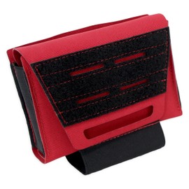 Lightning X LXPB5-HP Tactical IFAK Hip Pouch Trauma Pack – Slim EDC Pouch for Bleeding Control IFAK - RED (Empty - Pouch Only)