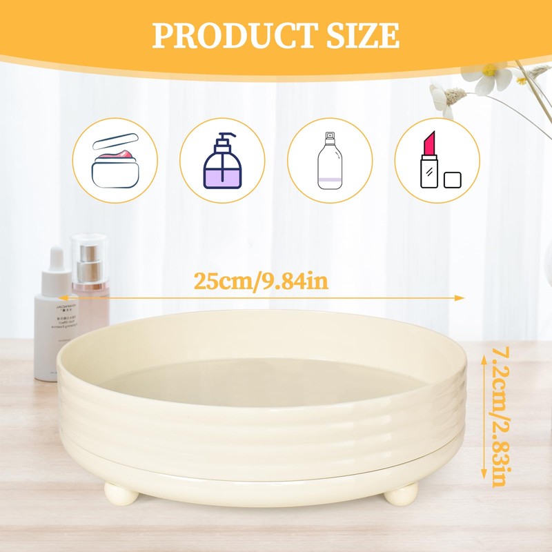 Make Up Kosmetik Organizer, 360°Drehbarer Organizer, Multifunktionale Kosmetikaufbewahrung, Aufbewahrungsbox Desktop,