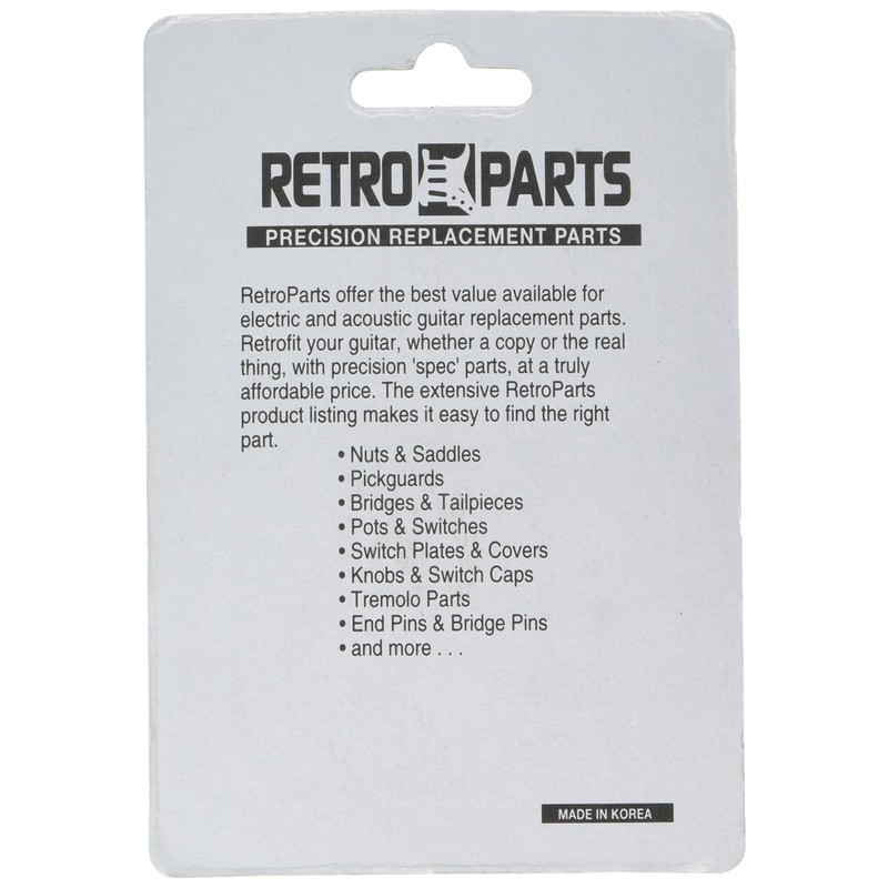 Retro Parts RP504 Acoustic Saddle Bleached Bone