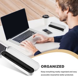 letcdfer Ballpoint Pen Gift Box With Cushion，metal Fountain Pen Case With Sponge Slot Stationery Storage Box Small Portable Makeup Brush Storage Box For Husband Daddy Business Birthday Gifts (1)