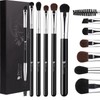 DUcare Eyeshadow Brushes, Set of 6, Dedicated Brushes, Natural Horse