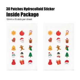 ROSELYNBOUTIQUE Pimple Patches for Face 30 Sping Stickers - Pore Spot Hydrocolloid Acne Patches with Tea Tree Oil, SalicylicAcid, CICA Skin-Friendly