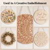 6 Pack Round Wooden Discs, Unfinished Wood Circles for Crafts