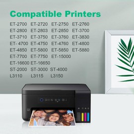 Autofill Sublimation Ink for Epson EcoTank Inkjet Printers ET-2720 ET-2400 ET-2760 ET-2800 ET-4800 ET-2803 ET-2830 ET-3760 ET-2850, Anti-UV/ICC Free/400ML