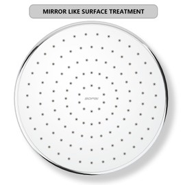 BOPai Air In Take Water Saving Rainfall Shower Head - 9 Inch, Chrome, 2.5GPM