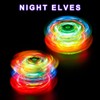 5 PCS LED Crystal Fidget Spinner Packs for Kids Teens