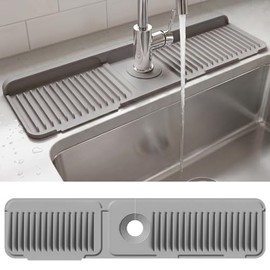 Renueva tu cocina con IUJWDA: Accesorio indispensable que Tamaño de 61 cm, práctico para múltiples espacios: Este tapete de silicona mide 61 cm de largo, 14 cm de.