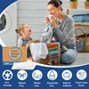 Laundry Detergent Sheets 200 Sheets, Fragrance-Free, Eco-Friendly, Plastic-Free, Hypoallergenic, Liquidless