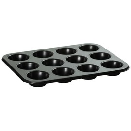 Dajar AMBITION Muffin Mould Muffin Baking Mould Licorice 12 Muffins Mini Muffins Baking Tray Cupcake Carbon Steel Non-Stick Coating