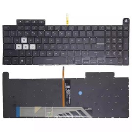 Jingelmall - Teclado de repuesto para Asus TUF A15 F15 FA507 FA507R FX507 FX507R FX507Z FX507ZM con teclado colorido RGB de cada tecla, diseño de EE. UU