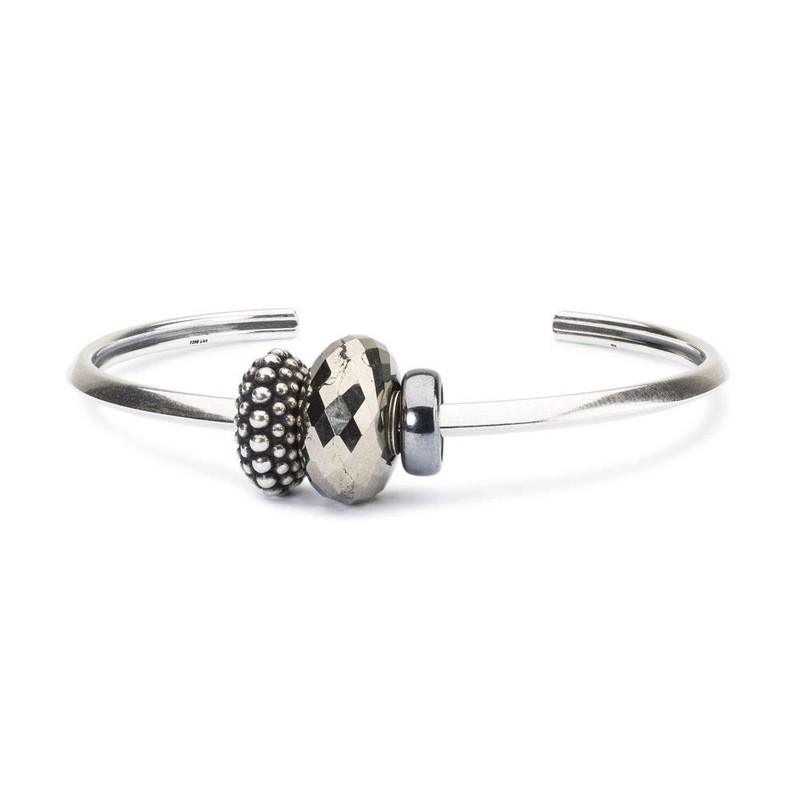 Trollbeads TAGBA-00020 Bracelet Bangle A Cuore L in Silver, Silver,