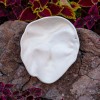 PotteryPie Lady Mask With Flower 8" IN STOCK Ceramic Bisque