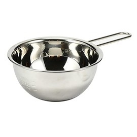 Pearl Metal HB-4134 Bowl with Hand, 5.1 inches (13 cm), Scale Included, Stainless Steel, Dishwasher Safe at Aqua