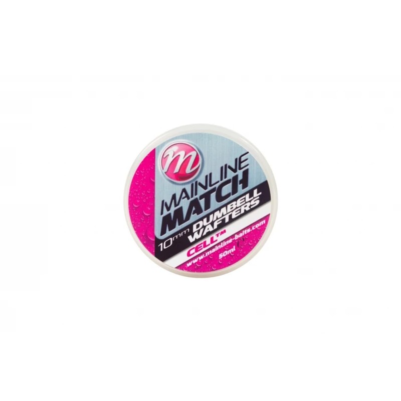 Mainline Match Dumbell Wafters: Tuna - Pink: 10mm